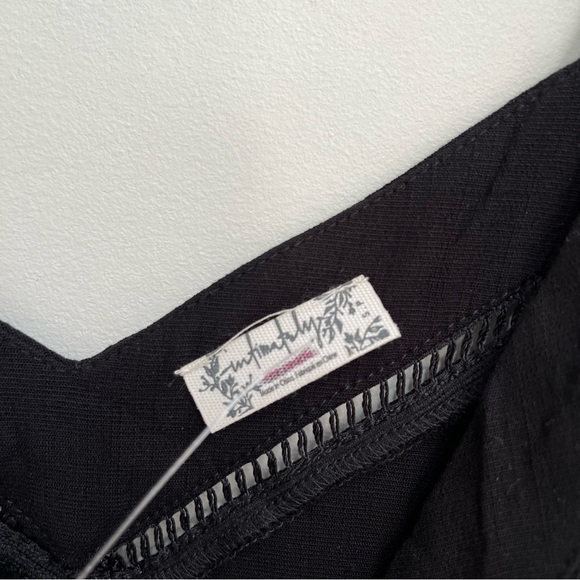 Intimately Free People Dylan Bodycon Mini Dress Black LBD Cocktail Party Small - Picture 12 of 13